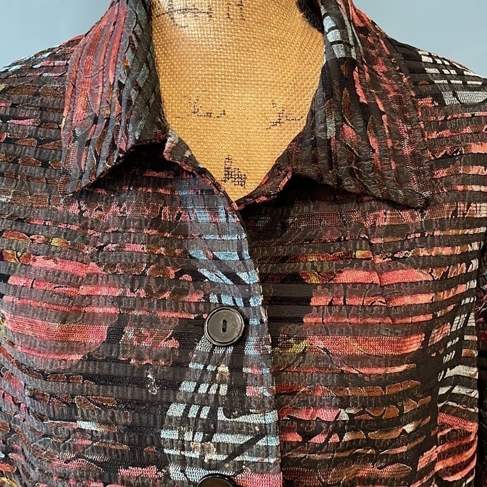 3/$15 CJ banks Blouse/Jacket Size X - Picture 2 of 11